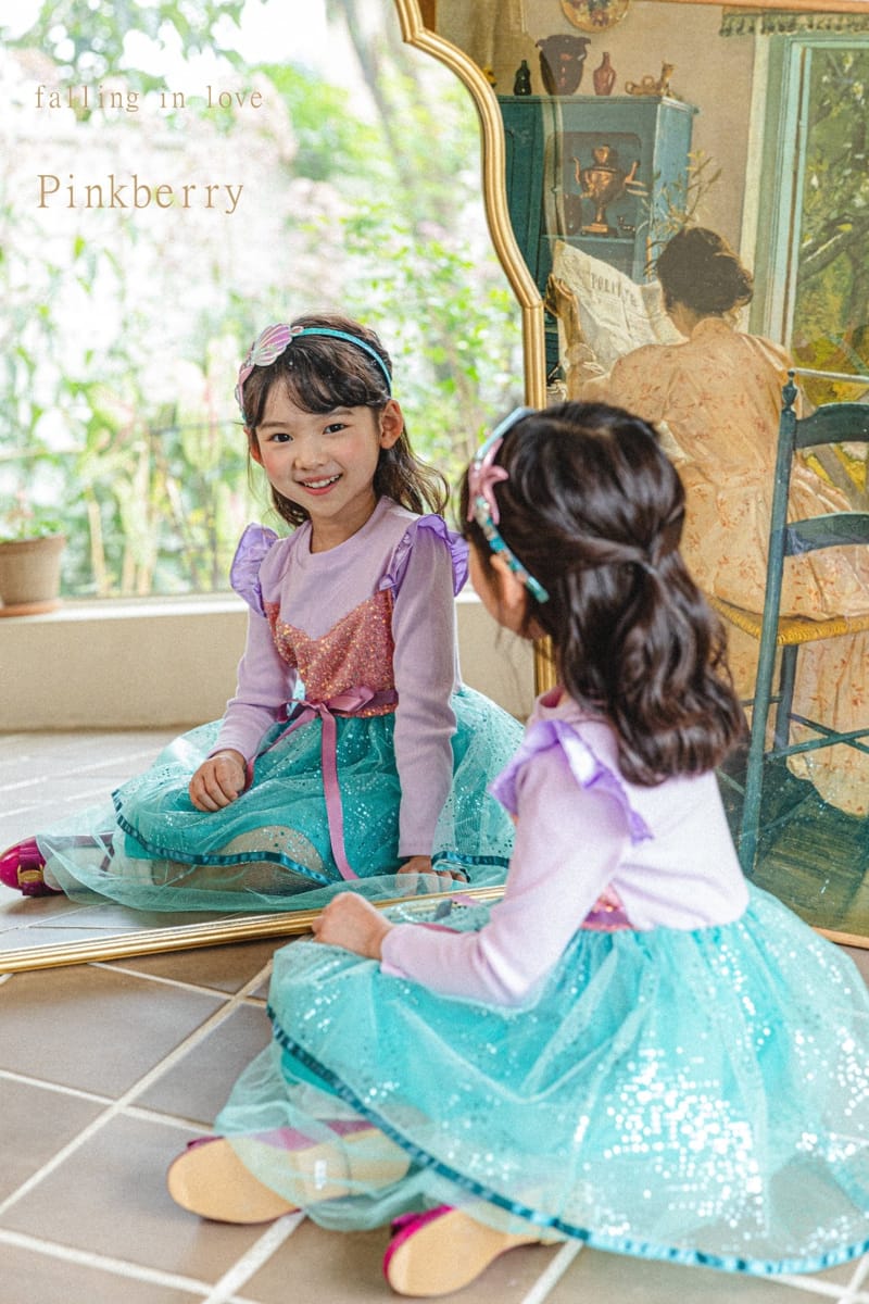 PINK BERRY - Korean Children Fashion - #Kfashion4kids - Mermaid Princess Dress - 3