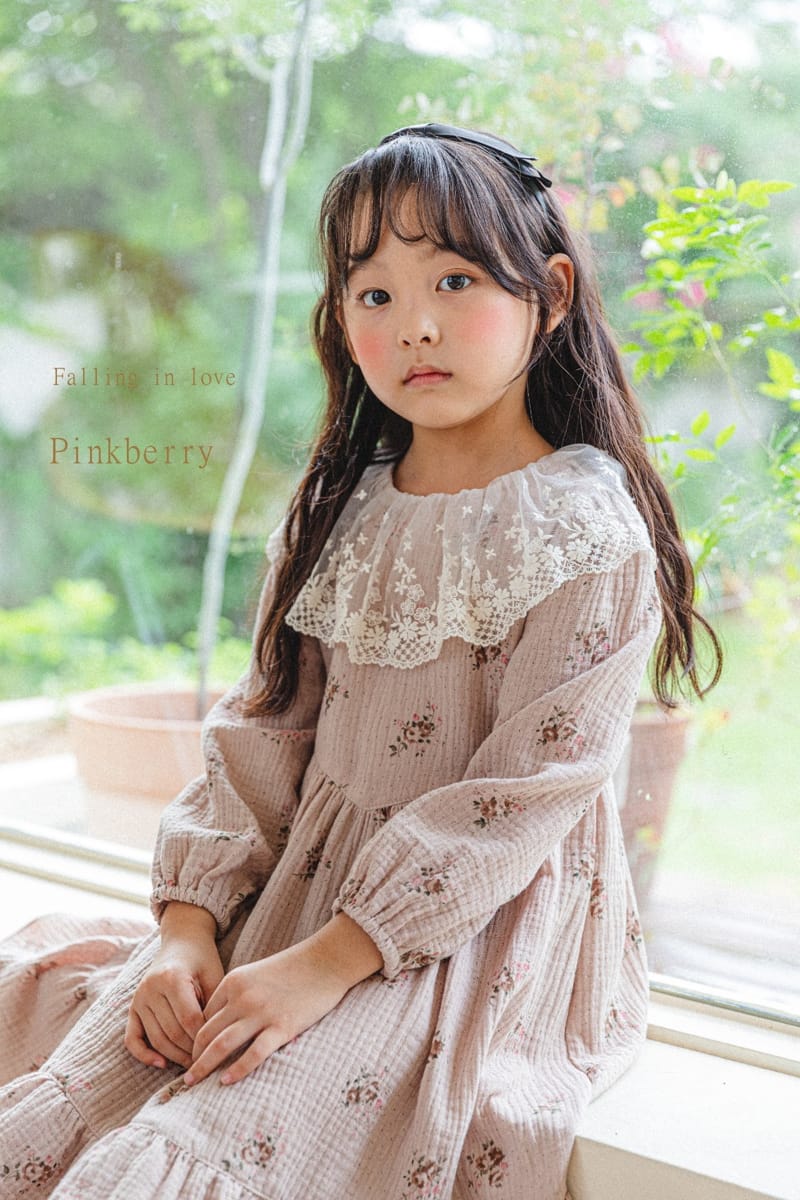 PINK BERRY - Korean Children Fashion - #Kfashion4kids - Isabel One-piece - 6