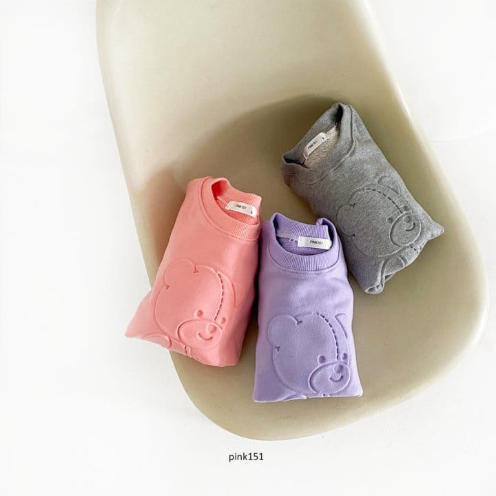PINK151 - Korean Children Fashion - #Kfashion4kids - Embo Bear Sweatshirt - 10