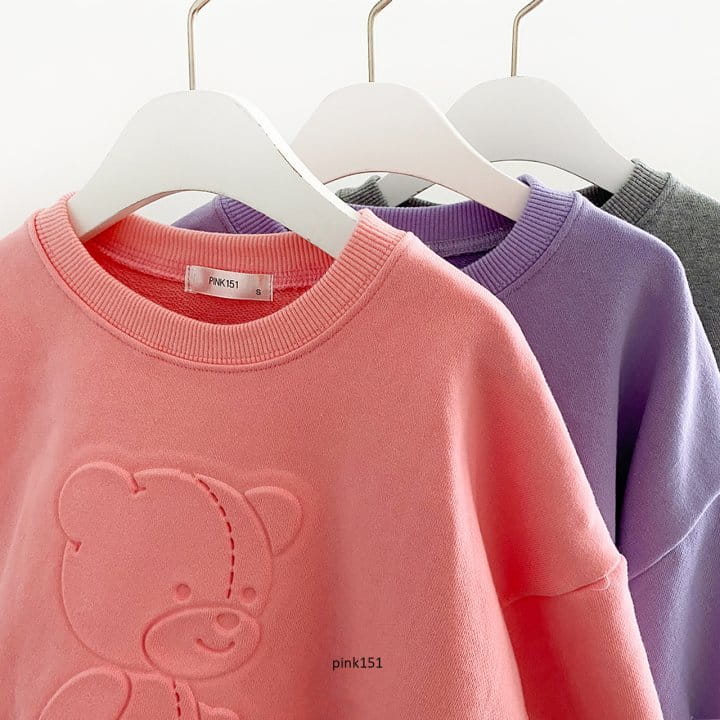 PINK151 - Korean Children Fashion - #Kfashion4kids - Embo Bear Sweatshirt - 3