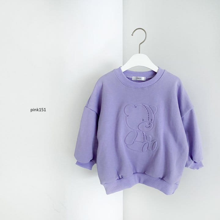 PINK151 - Korean Children Fashion - #Kfashion4kids - Embo Bear Sweatshirt - 5