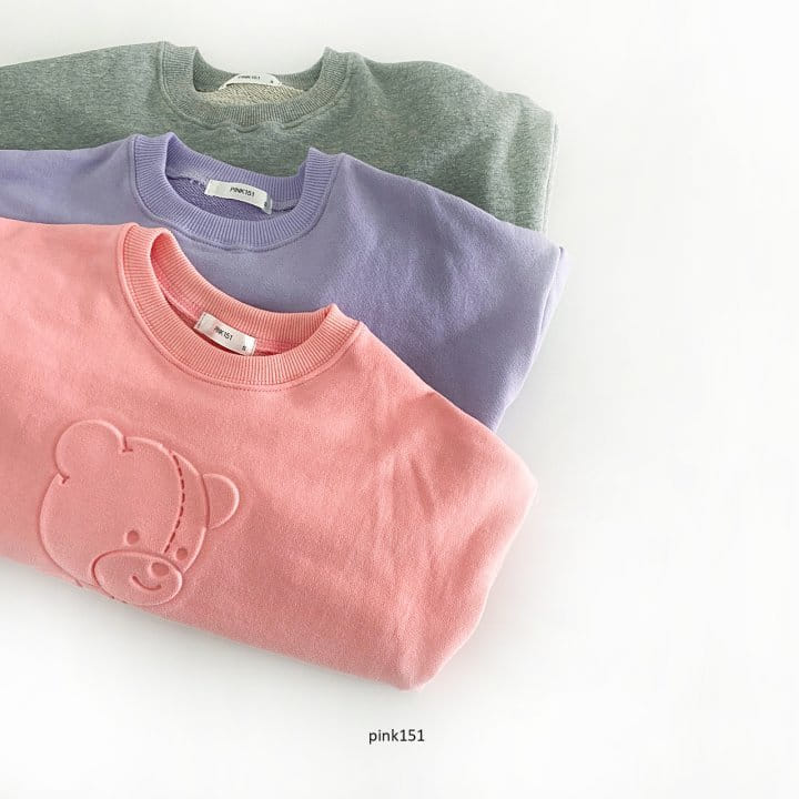 PINK151 - Korean Children Fashion - #Kfashion4kids - Embo Bear Sweatshirt - 9