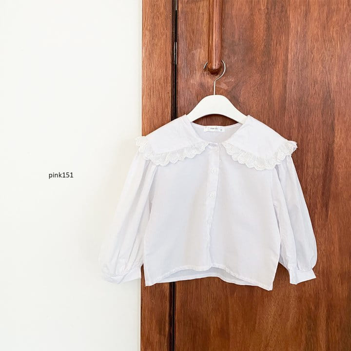 PINK151 - Korean Children Fashion - #Kfashion4kids - Sailor Puff Blouse - 11