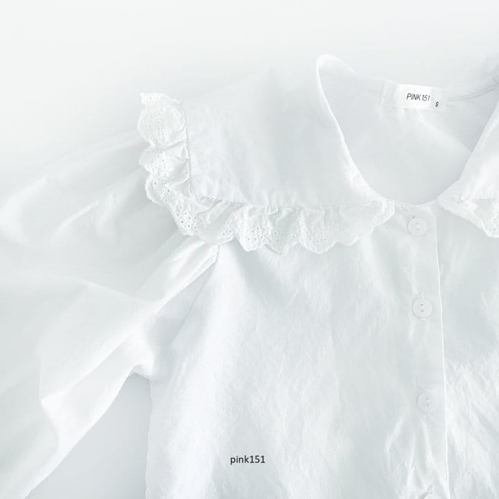 PINK151 - Korean Children Fashion - #Kfashion4kids - Sailor Puff Blouse - 8