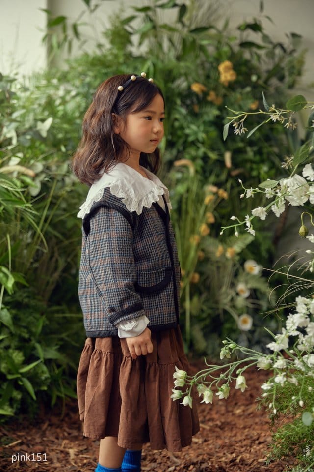 PINK151 - Korean Children Fashion - #Kfashion4kids - No Collar Jacket - 12