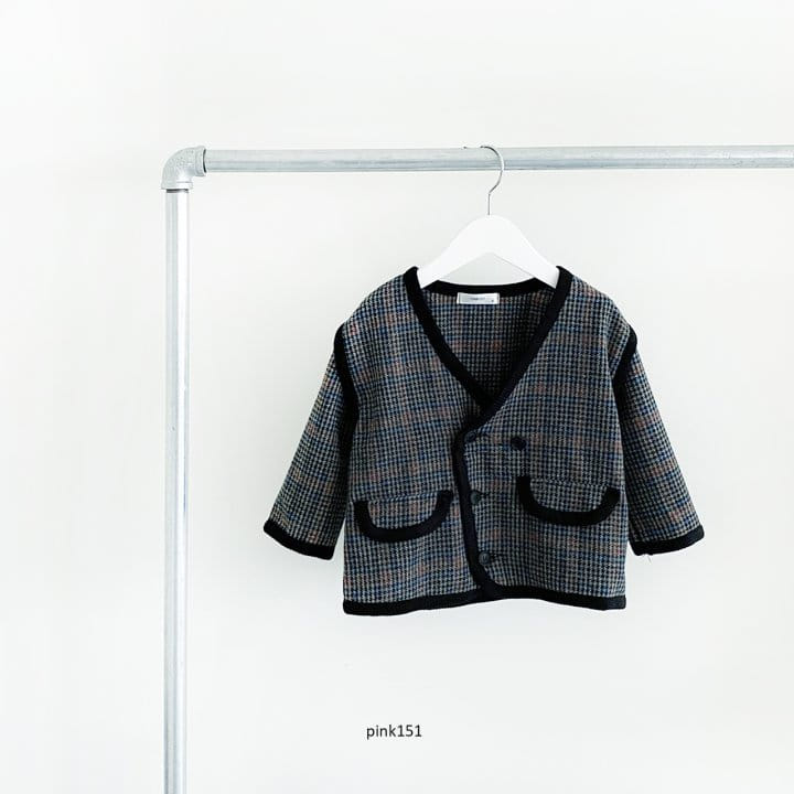 PINK151 - Korean Children Fashion - #Kfashion4kids - No Collar Jacket - 2