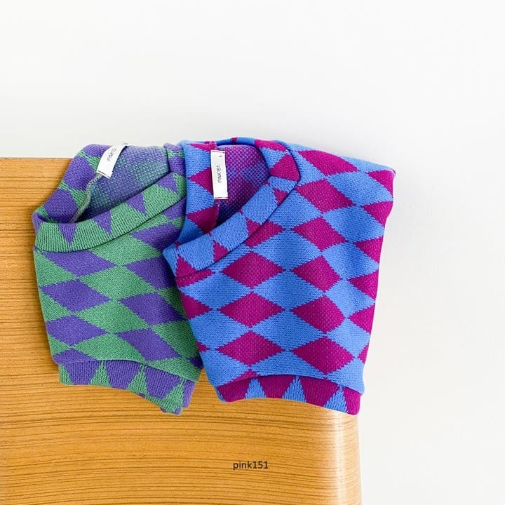 PINK151 - Korean Children Fashion - #Kfashion4kids - Argyle Vest - 9