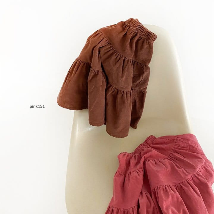 PINK151 - Korean Children Fashion - #Kfashion4kids - Corduroy Cancan Skirt - 3