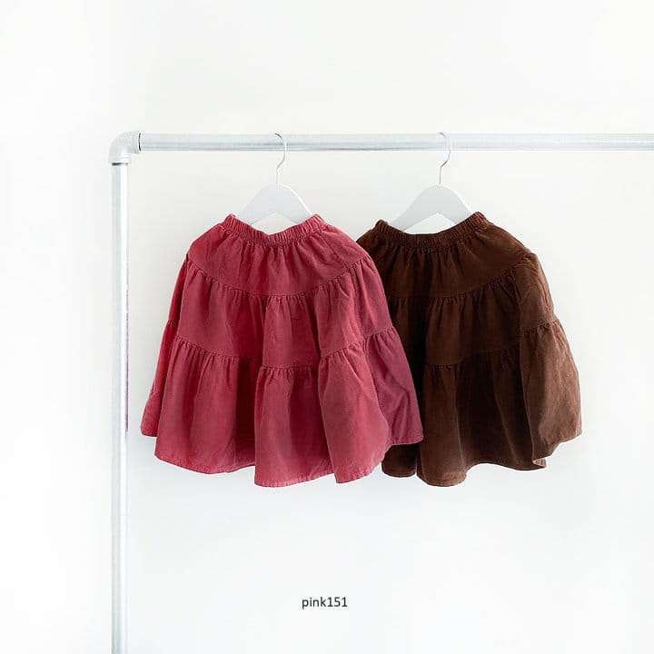 PINK151 - Korean Children Fashion - #Kfashion4kids - Corduroy Cancan Skirt - 4
