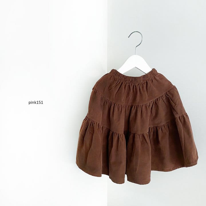 PINK151 - Korean Children Fashion - #Kfashion4kids - Corduroy Cancan Skirt - 6