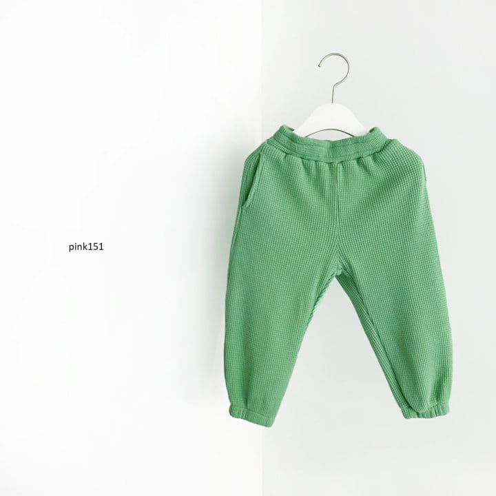 PINK151 - Korean Children Fashion - #Kfashion4kids - Butter Waffle Jogger Pants - 7