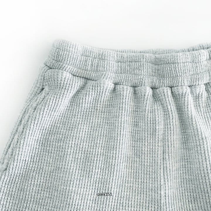 PINK151 - Korean Children Fashion - #Kfashion4kids - Butter Waffle Jogger Pants - 9