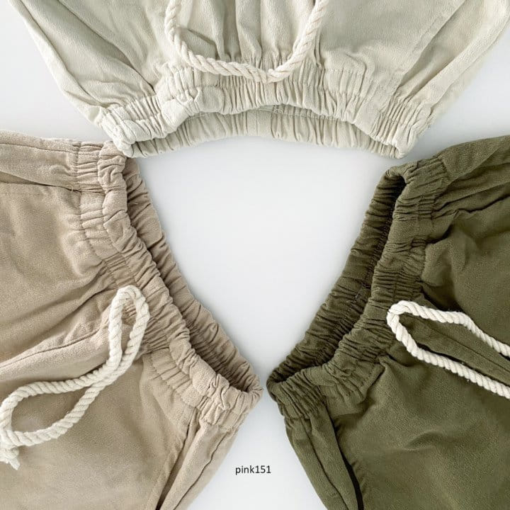 PINK151 - Korean Children Fashion - #Kfashion4kids - Half Baggy Span Pants - 10