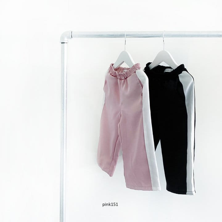 PINK151 - Korean Children Fashion - #Kfashion4kids - Satin Colored Pants - 3
