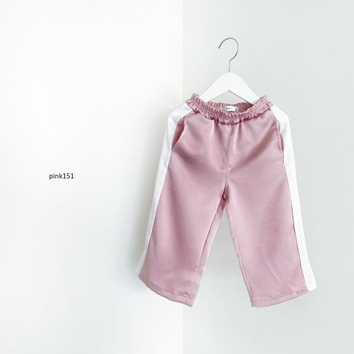 PINK151 - Korean Children Fashion - #Kfashion4kids - Satin Colored Pants - 6
