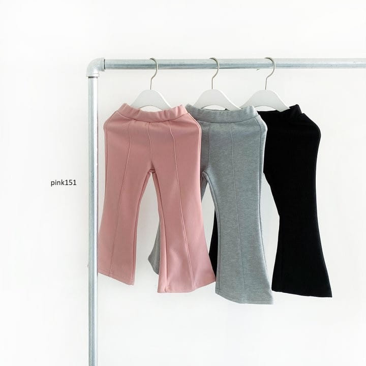 PINK151 - Korean Children Fashion - #Kfashion4kids - Poly Bootscut Pants