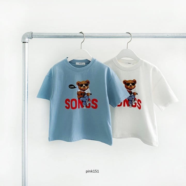 PINK151 - Korean Children Fashion - #Kfashion4kids - Songs Bear Tee - 4