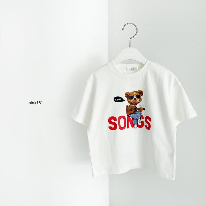PINK151 - Korean Children Fashion - #Kfashion4kids - Songs Bear Tee - 6