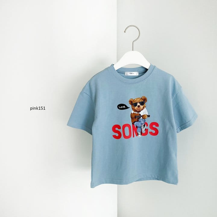 PINK151 - Korean Children Fashion - #Kfashion4kids - Songs Bear Tee - 7