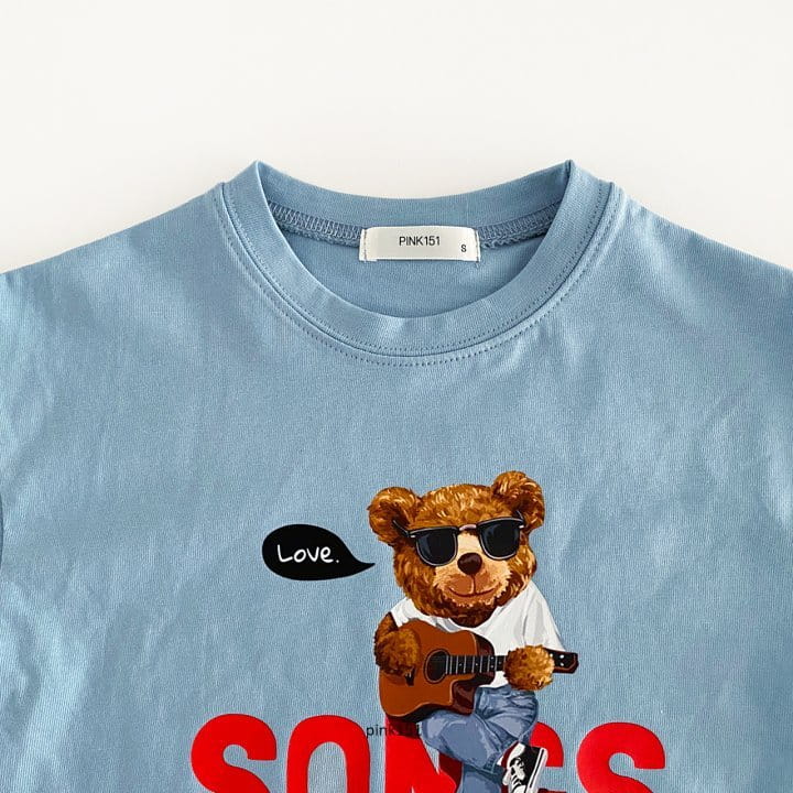 PINK151 - Korean Children Fashion - #Kfashion4kids - Songs Bear Tee - 8