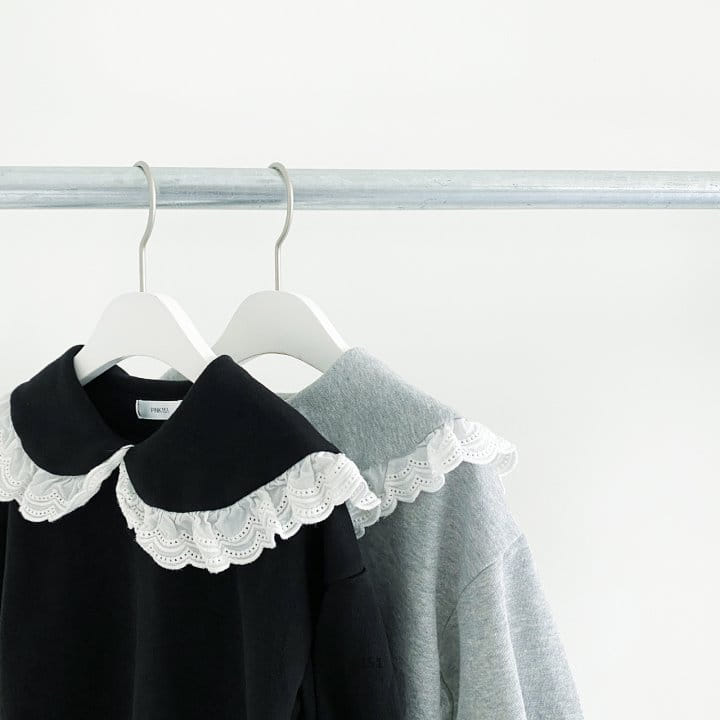 PINK151 - Korean Children Fashion - #Kfashion4kids - Romantic Collar Pullover - 4