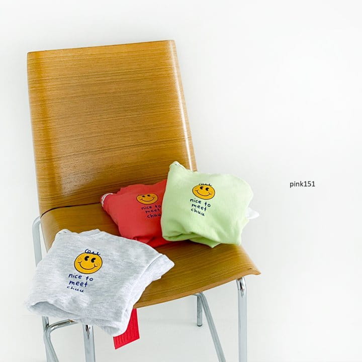 PINK151 - Korean Children Fashion - #Kfashion4kids - Layered Smile Sweatshirt - 12