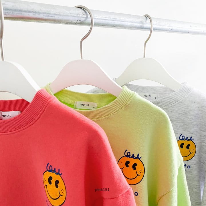 PINK151 - Korean Children Fashion - #Kfashion4kids - Layered Smile Sweatshirt - 4