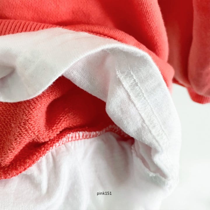PINK151 - Korean Children Fashion - #Kfashion4kids - Layered Smile Sweatshirt - 9