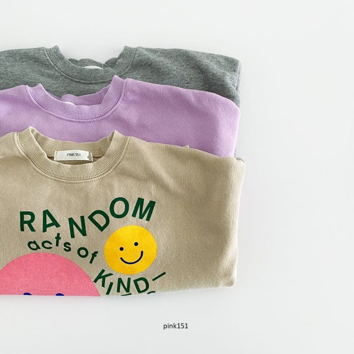 PINK151 - Korean Children Fashion - #Kfashion4kids - Random Smile Sweatshirt - 10
