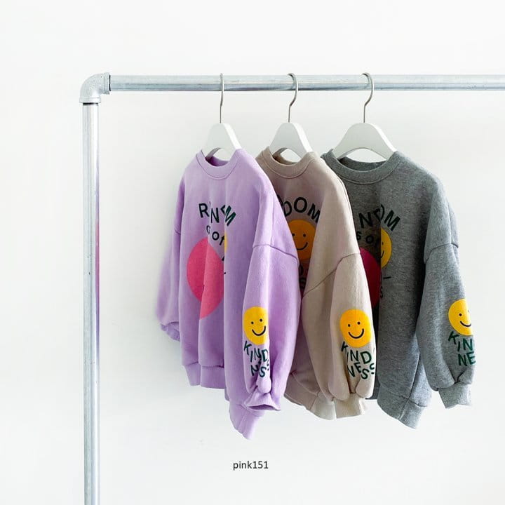 PINK151 - Korean Children Fashion - #Kfashion4kids - Random Smile Sweatshirt - 3