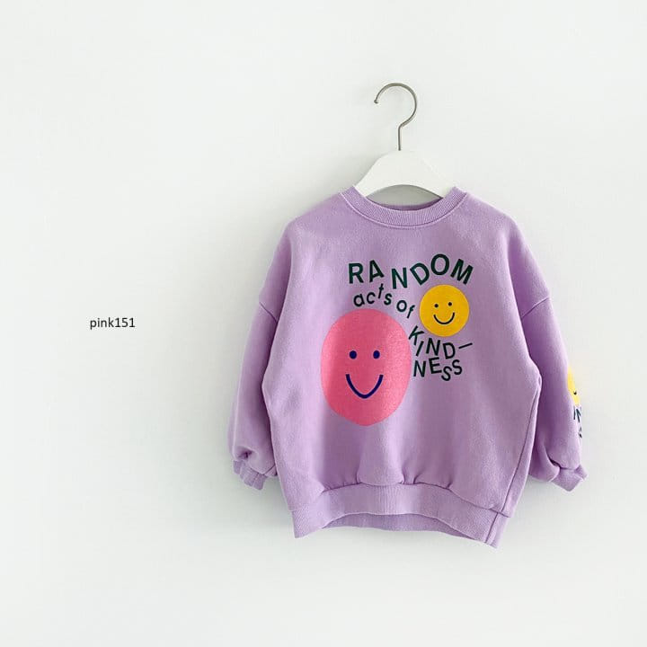 PINK151 - Korean Children Fashion - #Kfashion4kids - Random Smile Sweatshirt - 5