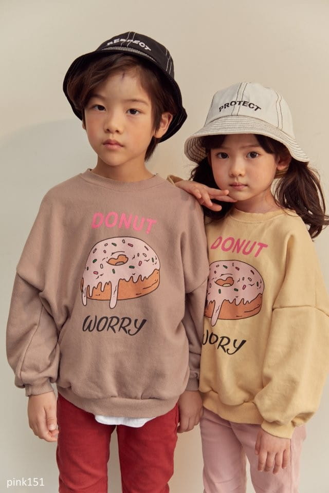 PINK151 - Korean Children Fashion - #Kfashion4kids - Donut Worry Sweatshirt
