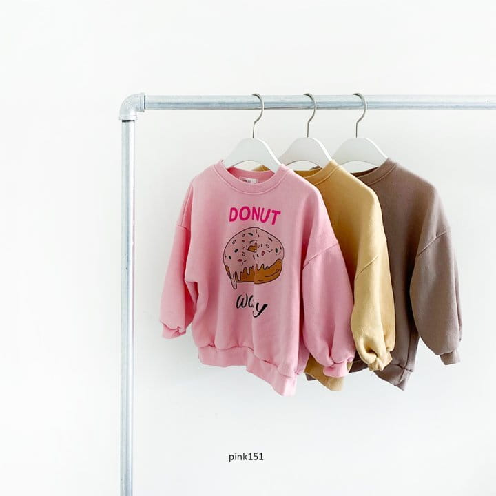 PINK151 - Korean Children Fashion - #Kfashion4kids - Donut Worry Sweatshirt - 3