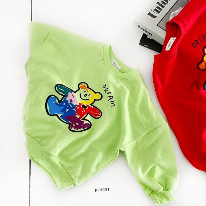PINK151 - Korean Children Fashion - #Kfashion4kids - Rainbow Bear Sweatshirt - 10