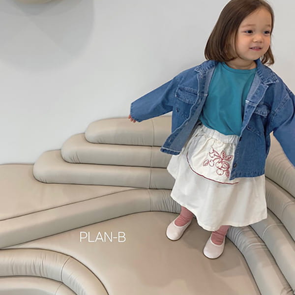 PLAN B - Korean Children Fashion - #Kfashion4kids - Fruit Embroidery Skirt