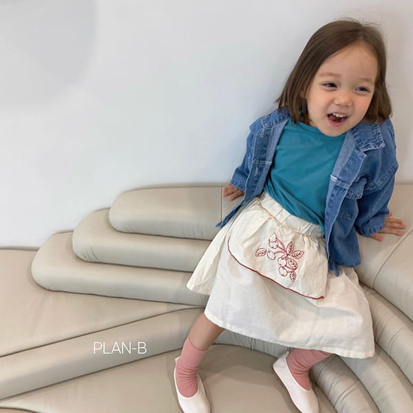 PLAN B - Korean Children Fashion - #Kfashion4kids - Fruit Embroidery Skirt - 3