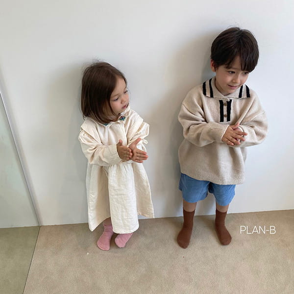 PLAN B - Korean Children Fashion - #Kfashion4kids - Little Button Corduroy Half Pants - 12