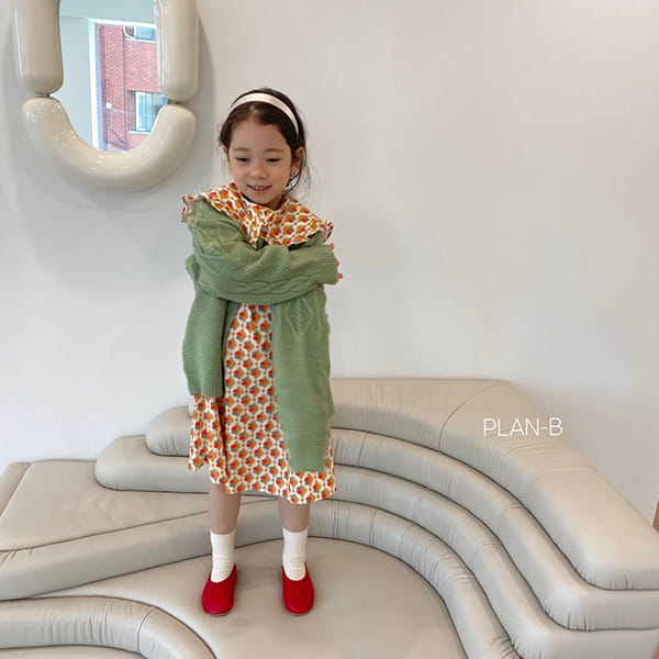 PLAN B - Korean Children Fashion - #Kfashion4kids - Diamond Flower One-piece
