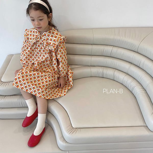 PLAN B - Korean Children Fashion - #Kfashion4kids - Diamond Flower One-piece - 3