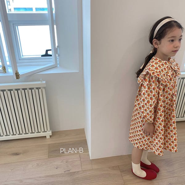 PLAN B - Korean Children Fashion - #Kfashion4kids - Diamond Flower One-piece - 5