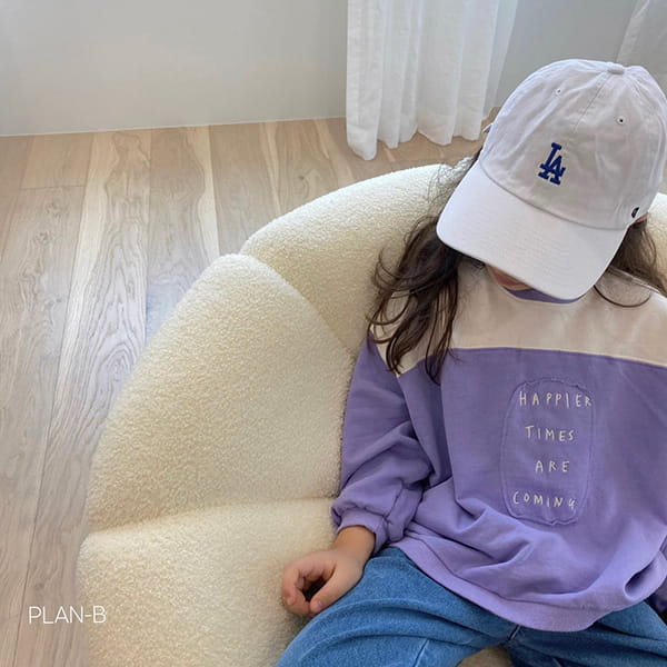 PLAN B - Korean Children Fashion - #Kfashion4kids - Patch Spelling Sweatshirt - 10