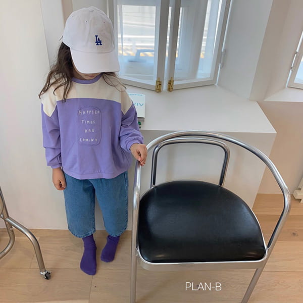 PLAN B - Korean Children Fashion - #Kfashion4kids - Patch Spelling Sweatshirt - 11