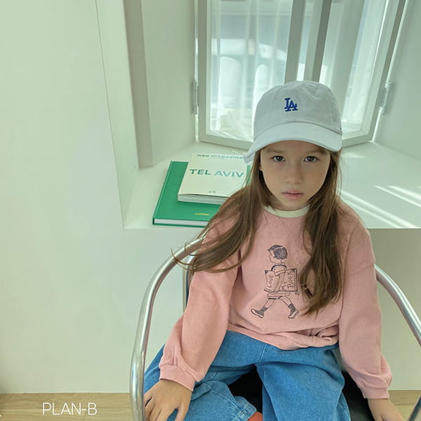 PLAN B - Korean Children Fashion - #Kfashion4kids - Girl Waffle Tee - 10