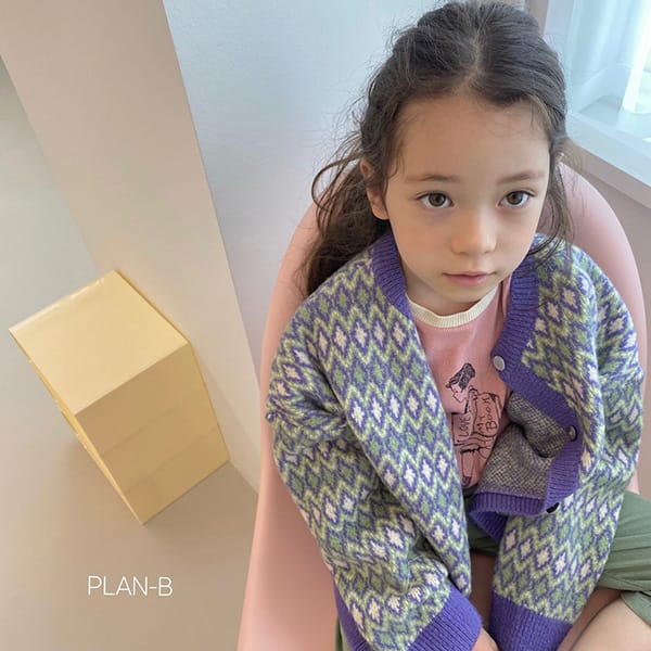 PLAN B - Korean Children Fashion - #Kfashion4kids - Girl Waffle Tee - 12