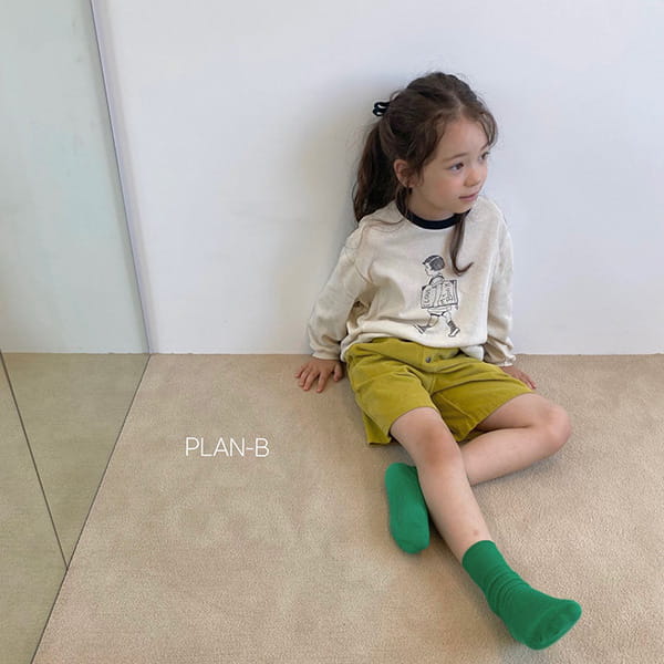 PLAN B - Korean Children Fashion - #Kfashion4kids - Girl Waffle Tee - 6
