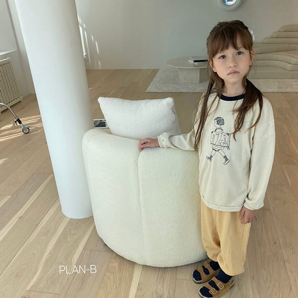 PLAN B - Korean Children Fashion - #Kfashion4kids - Girl Waffle Tee - 7