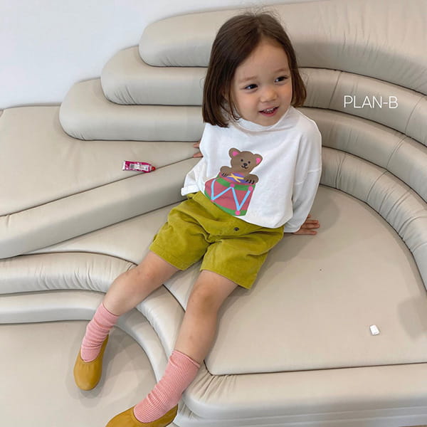 PLAN B - Korean Children Fashion - #Kfashion4kids - Playing Bear Tee