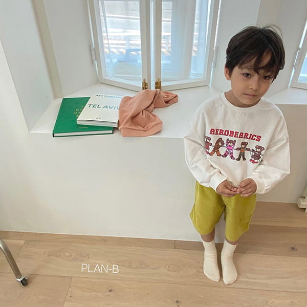 PLAN B - Korean Children Fashion - #Kfashion4kids - Aerobic Bear Sweatshirt - 3