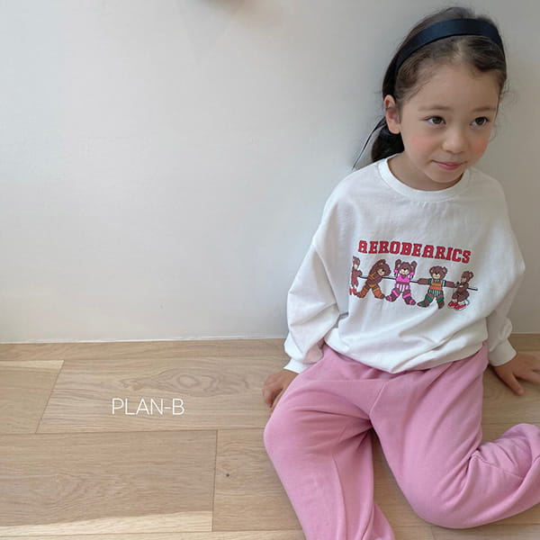 PLAN B - Korean Children Fashion - #Kfashion4kids - Aerobic Bear Sweatshirt - 4