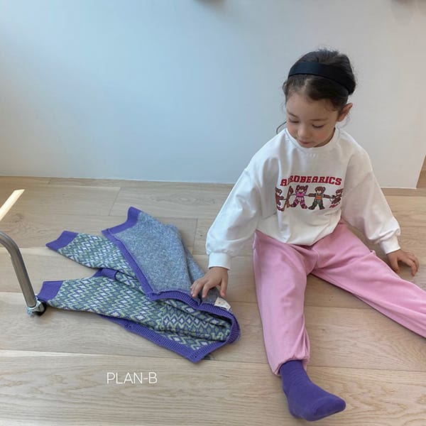 PLAN B - Korean Children Fashion - #Kfashion4kids - Aerobic Bear Sweatshirt - 5